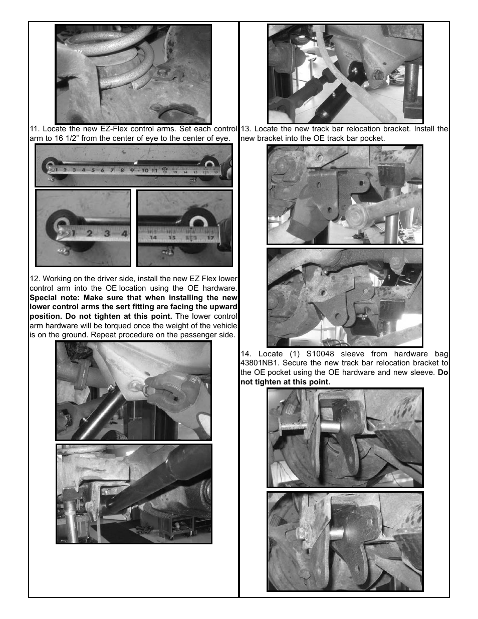 Tuff Country 43803 - Jeep Cherokee 87-01 3.5 EZ-Flex kit (w/rr springs)t User Manual | Page 6 / 11