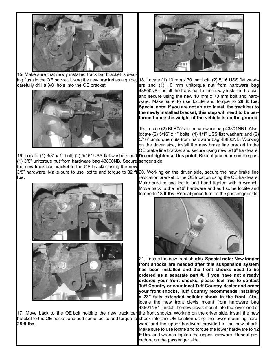 Tuff Country 43803 - Jeep Cherokee 87-01 3.5 EZ-Flex kit (w/rr springs)t User Manual | Page 7 / 11