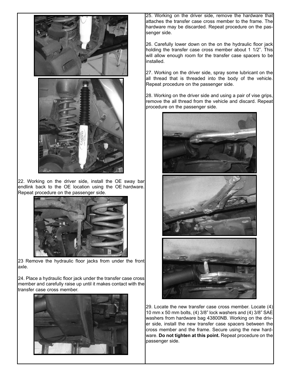 Tuff Country 43803 - Jeep Cherokee 87-01 3.5 EZ-Flex kit (w/rr springs)t User Manual | Page 8 / 11