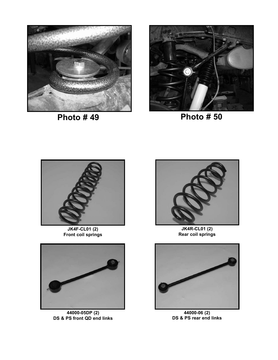 Photo # 49 photo # 50 | Tuff Country 44001 - Jeep JK EZ-Ride 4 box kit User Manual | Page 17 / 18