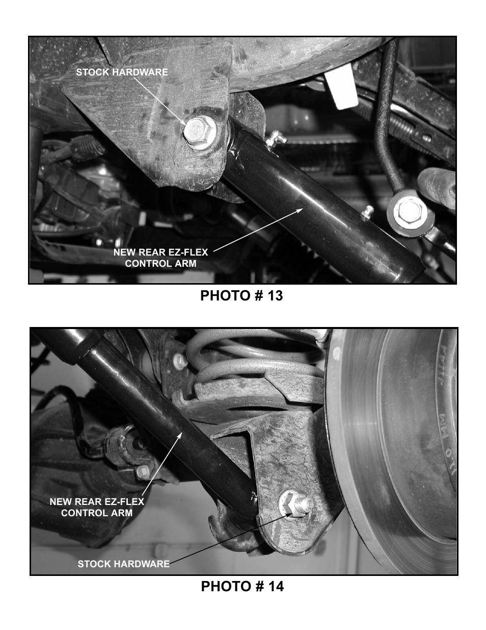 Photo # 13 photo # 14 | Tuff Country 44905 - Jeep TJ Wranlger 97-06 4 EZ-Flex kit w/sway bar quick disconnects User Manual | Page 16 / 19