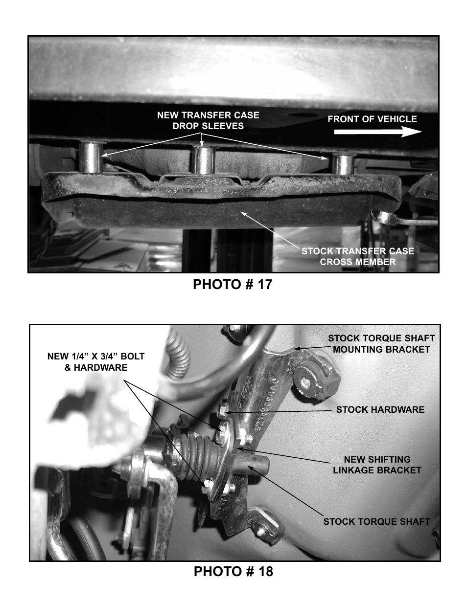 Photo # 17 photo # 18 | Tuff Country 44905 - Jeep TJ Wranlger 97-06 4 EZ-Flex kit w/sway bar quick disconnects User Manual | Page 18 / 19