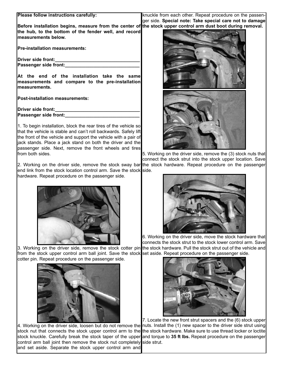 Tuff Country 52009 - Nissan Xterra / Frontier 2 Leveling Kit User Manual | Page 3 / 4