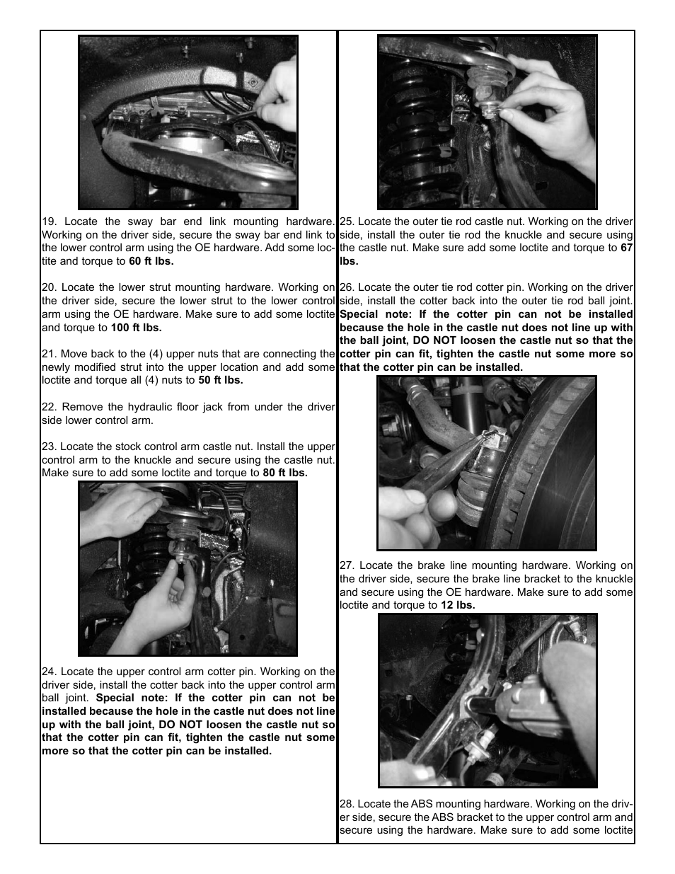 Tuff Country 52070 - Toyota Tundra 07-13 2 leveling kit User Manual | Page 6 / 8