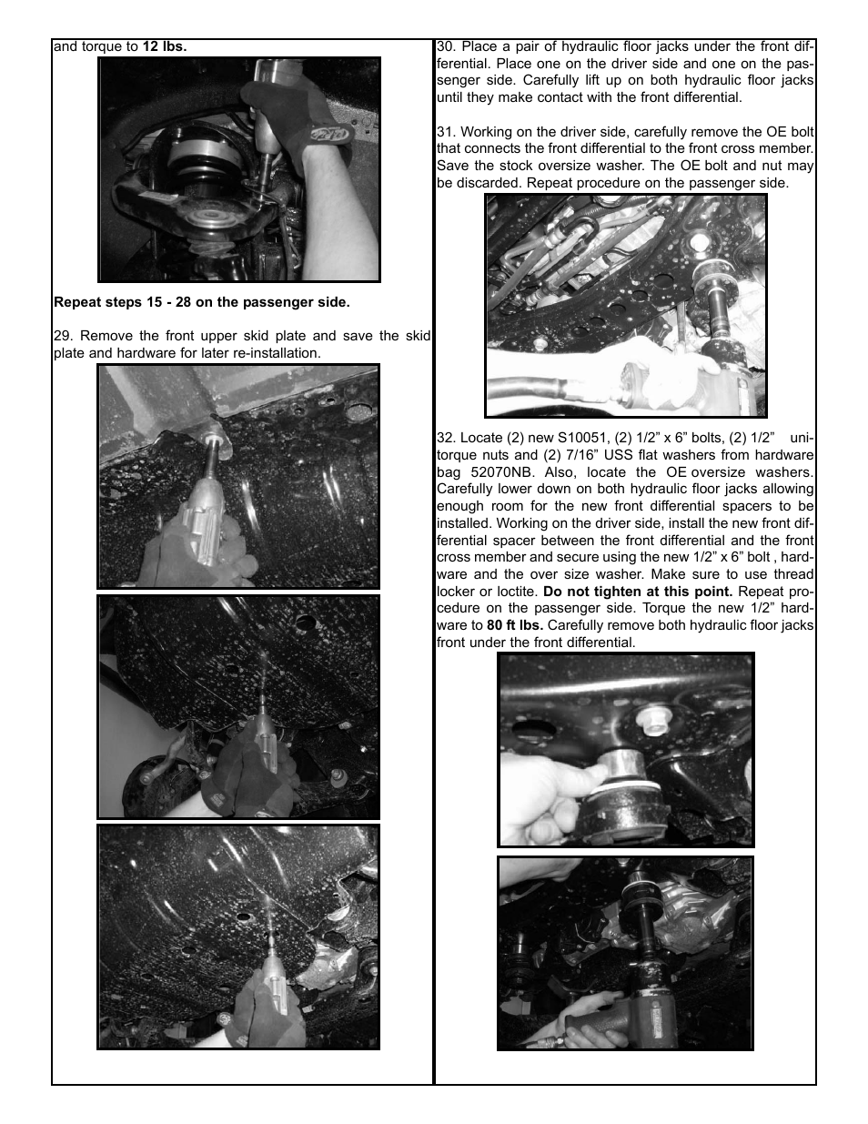 Tuff Country 52070 - Toyota Tundra 07-13 2 leveling kit User Manual | Page 7 / 8