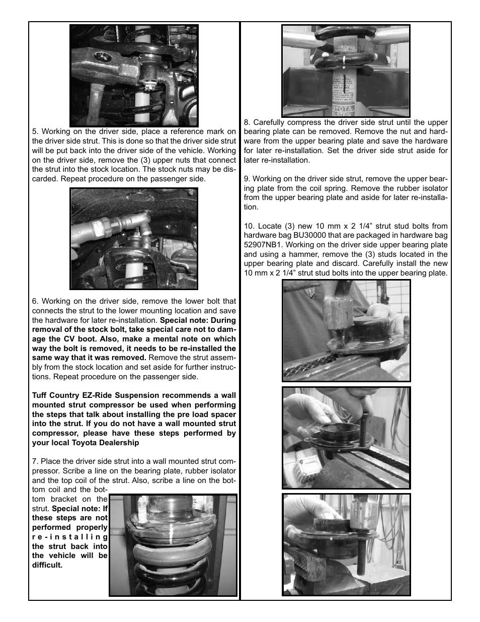 Tuff Country 52907 - Toyota Tacoma 05-14 3 lift kit User Manual | Page 4 / 7