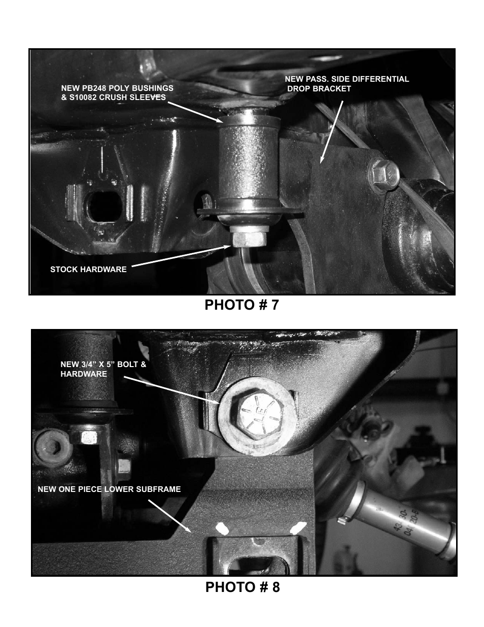 Photo # 7 photo # 8 | Tuff Country 54900 - Toyota Tacoma 95-04 5 lift kit User Manual | Page 15 / 29