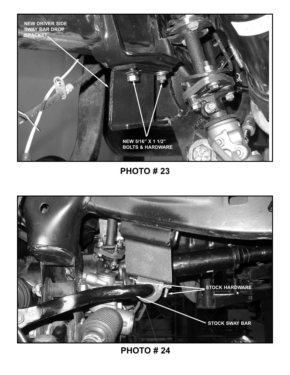 Photo # 23 photo # 24 | Tuff Country 54900 - Toyota Tacoma 95-04 5 lift kit User Manual | Page 23 / 29