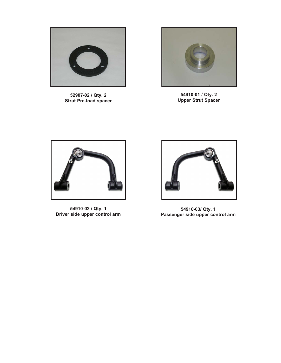 Tuff Country 54910 - Toyota Tacoma 05-14 4 uni-ball lift kit User Manual | Page 9 / 9