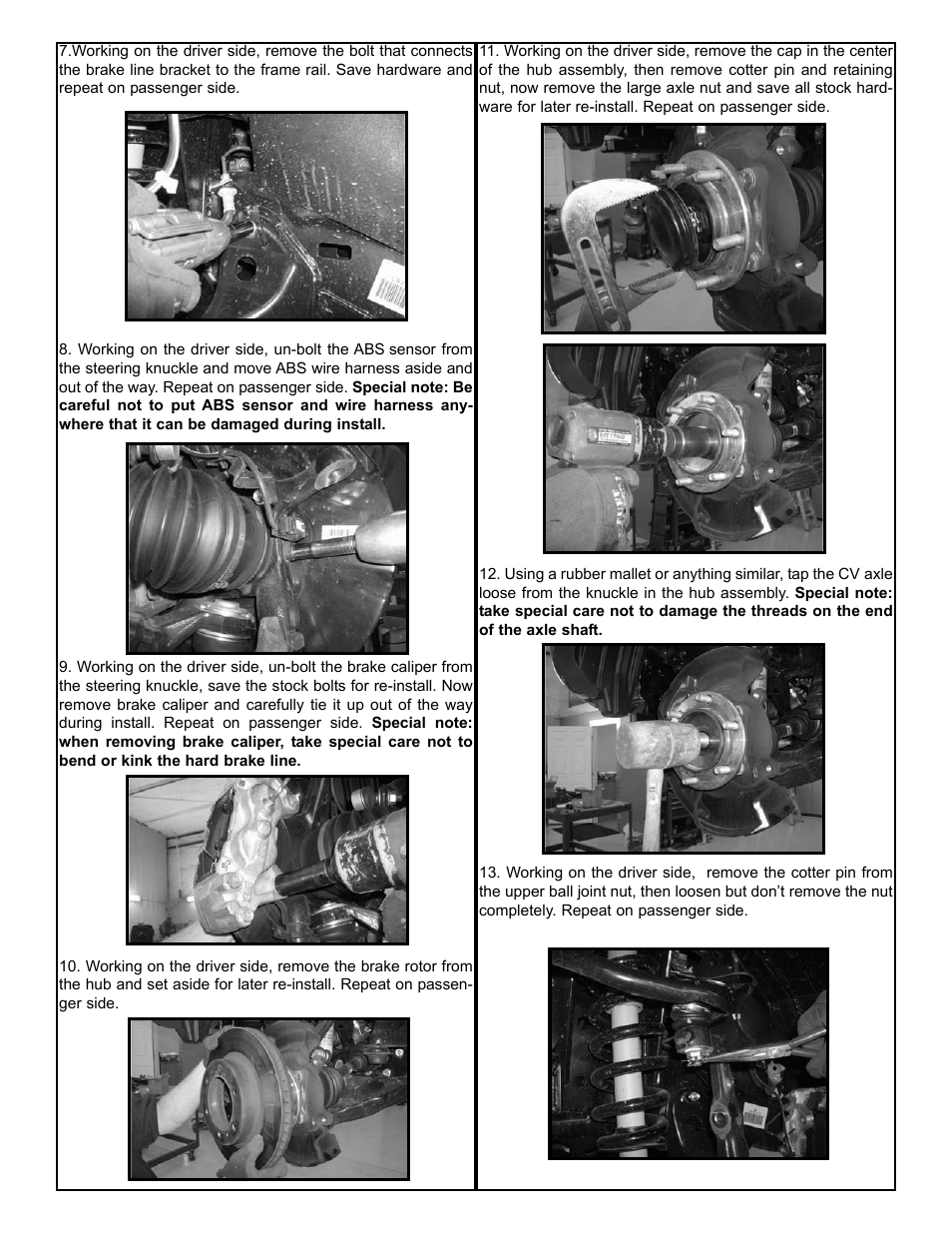 Tuff Country 56900 - Toyota Tacoma 05-14 6 lift kit User Manual | Page 5 / 22