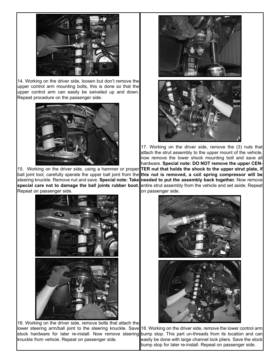 Tuff Country 56900 - Toyota Tacoma 05-14 6 lift kit User Manual | Page 6 / 22