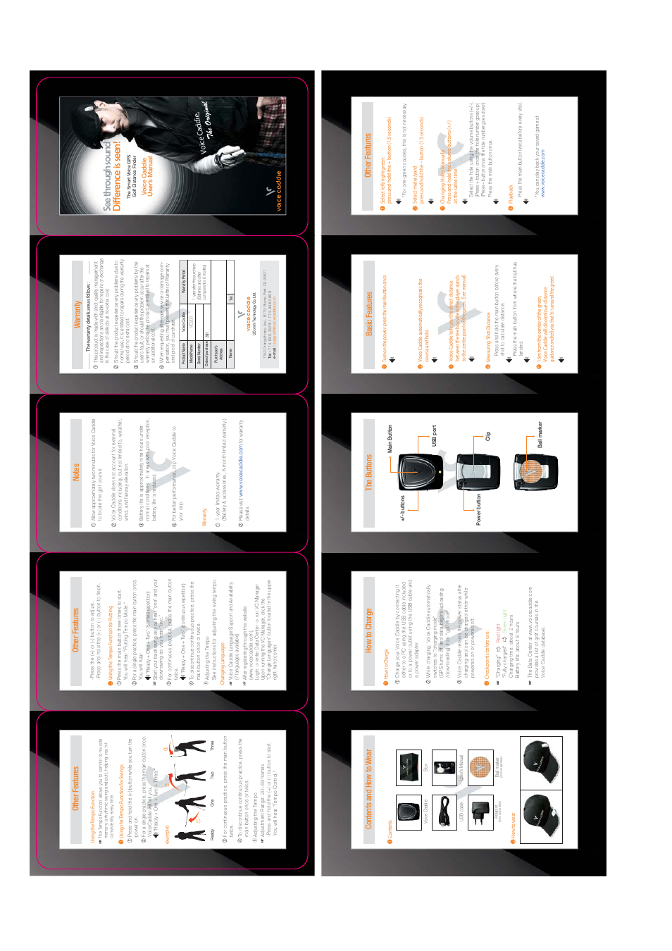 Voice Caddie VC200 User Manual | 1 page