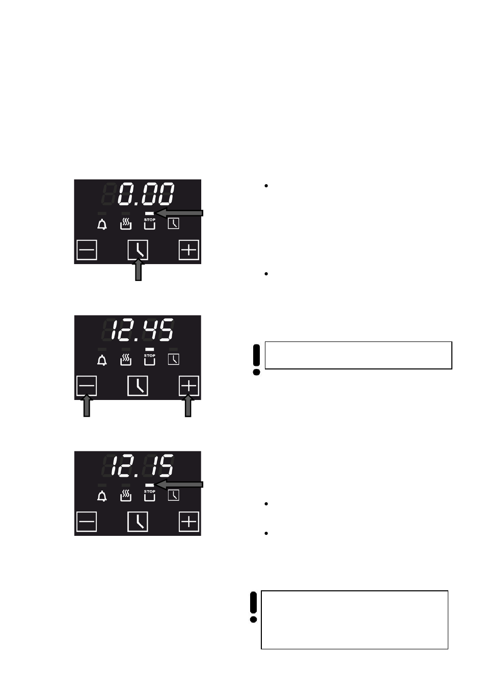 Setting the end of cooking time | Kaiser EG63... User Manual | Page 36 / 68