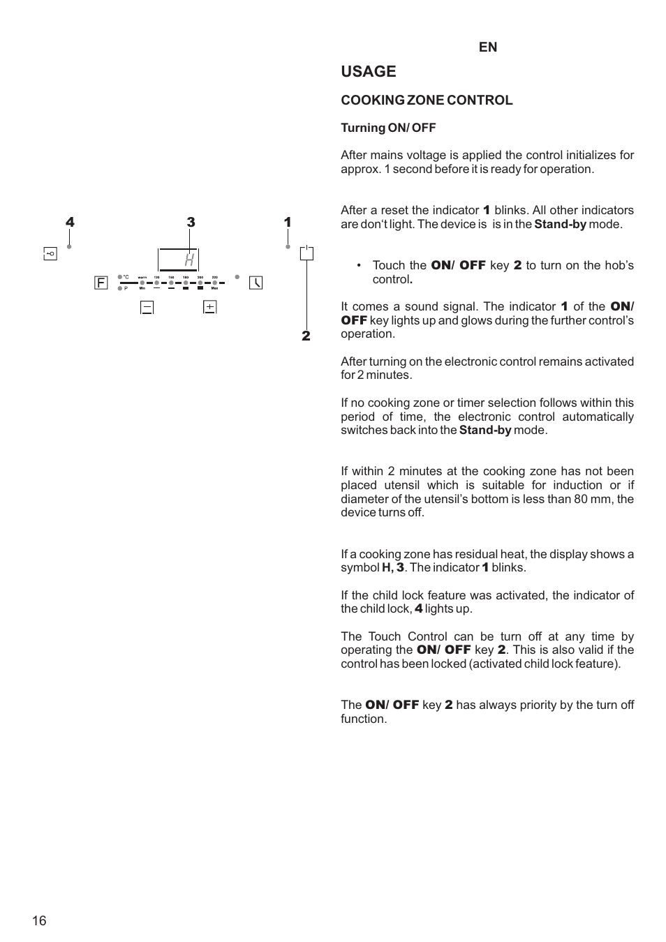 Usage | Kaiser KCT3000RI User Manual | Page 16 / 44