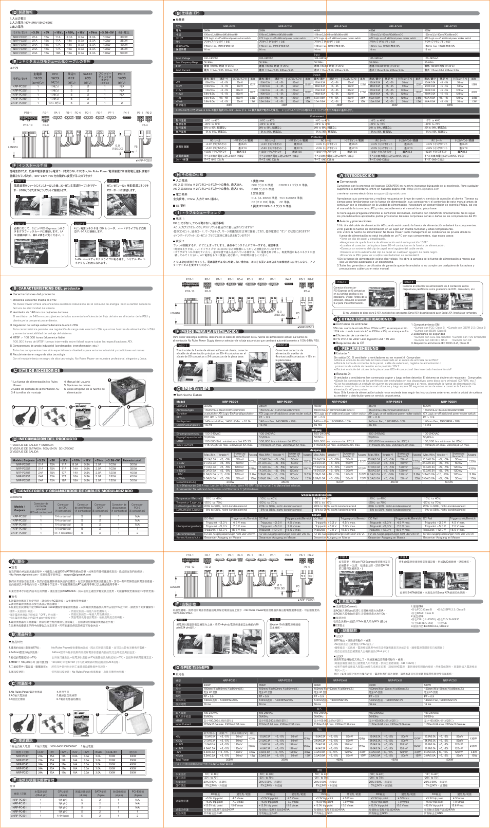 Wpshbcf!+2 | XIGMATEK NRP-PC501 User Manual | Page 2 / 2