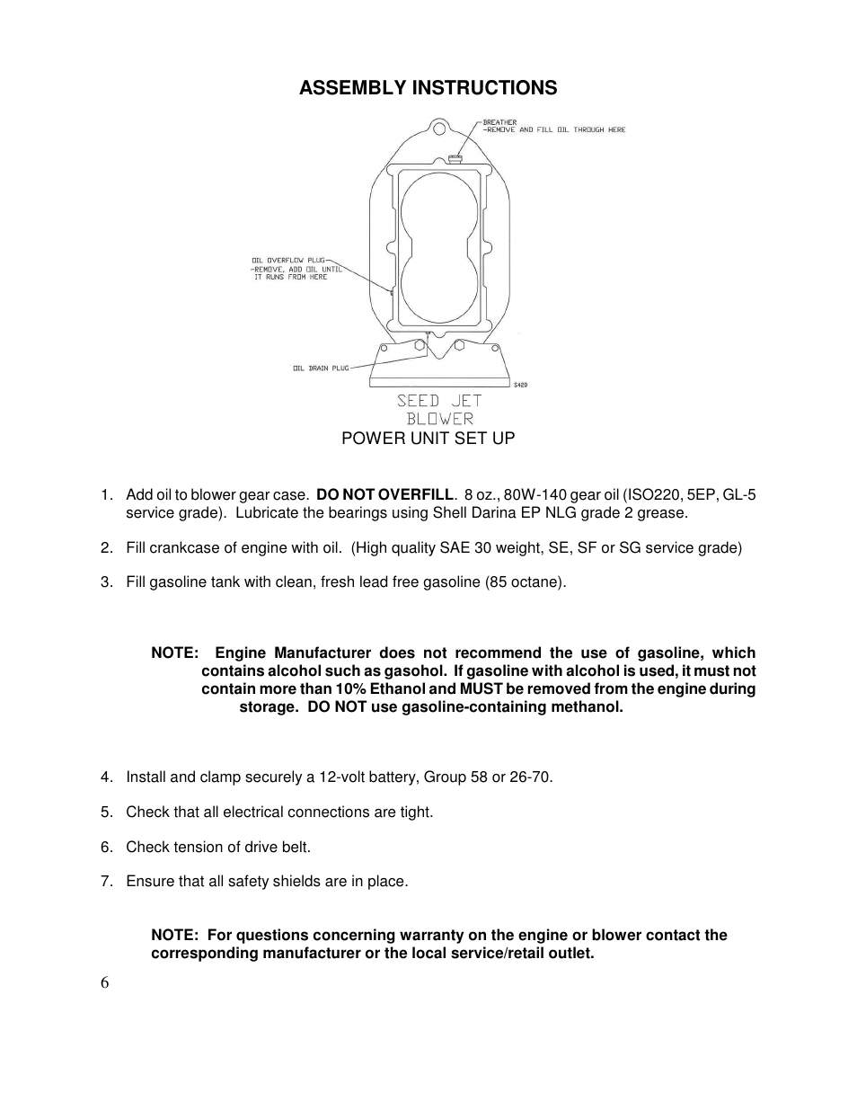Yetter 1300 Seed Jet II User Manual | Page 6 / 28