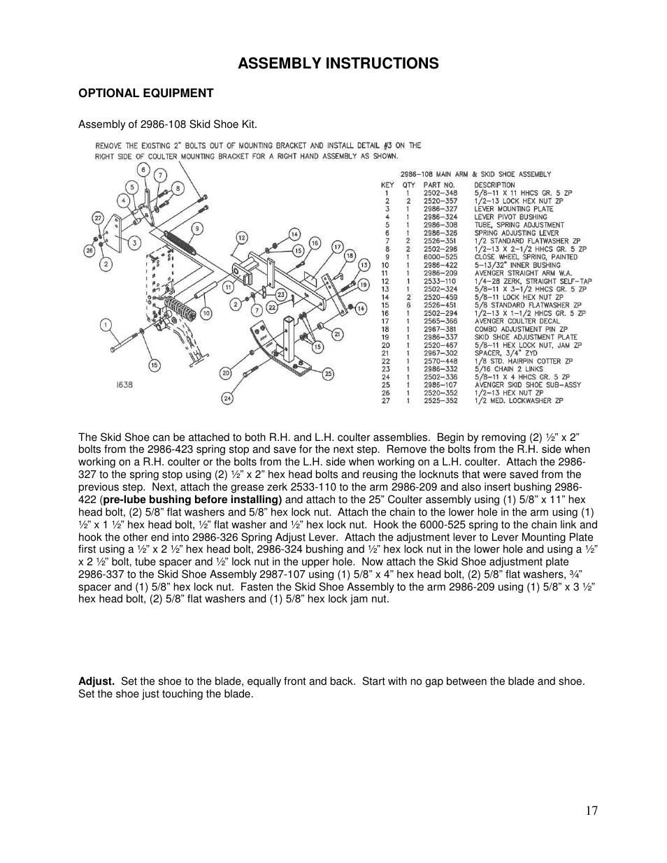 Yetter Avenger 25 User Manual | Page 17 / 40
