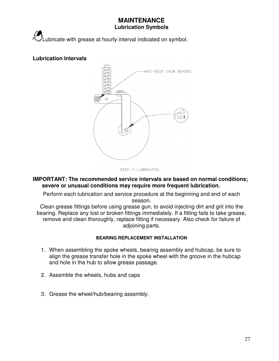 Yetter Avenger 25 User Manual | Page 27 / 40