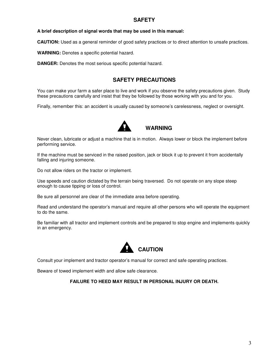 Yetter Avenger 30 Coulter User Manual | Page 3 / 28