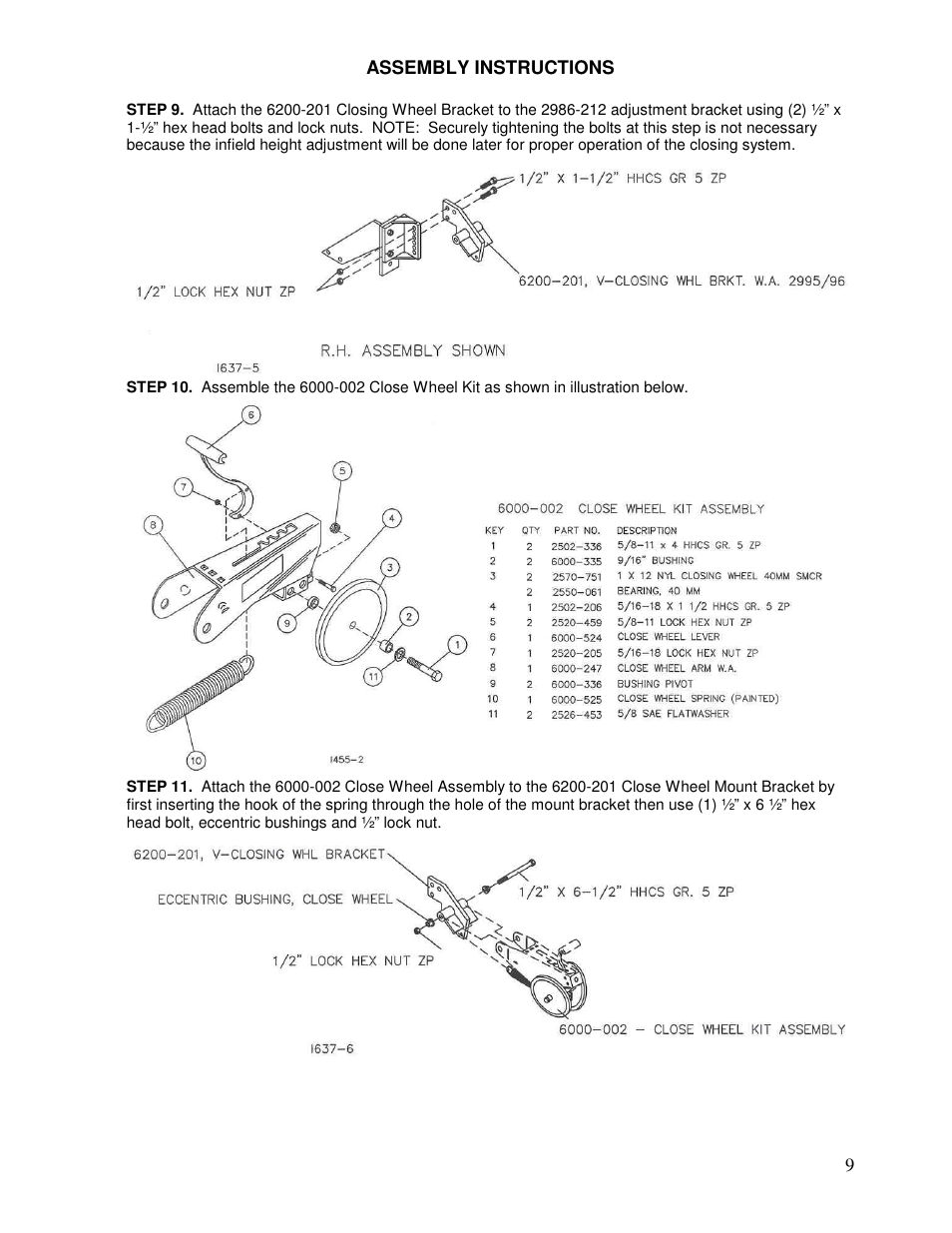 Yetter Avenger 30 Coulter User Manual | Page 9 / 28