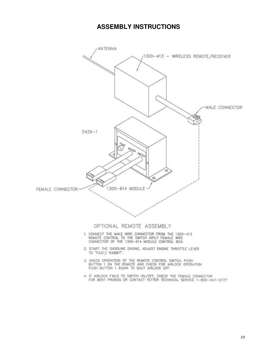 Yetter 1300 Series Bulk Seed Handling Equipment User Manual | Page 19 / 54