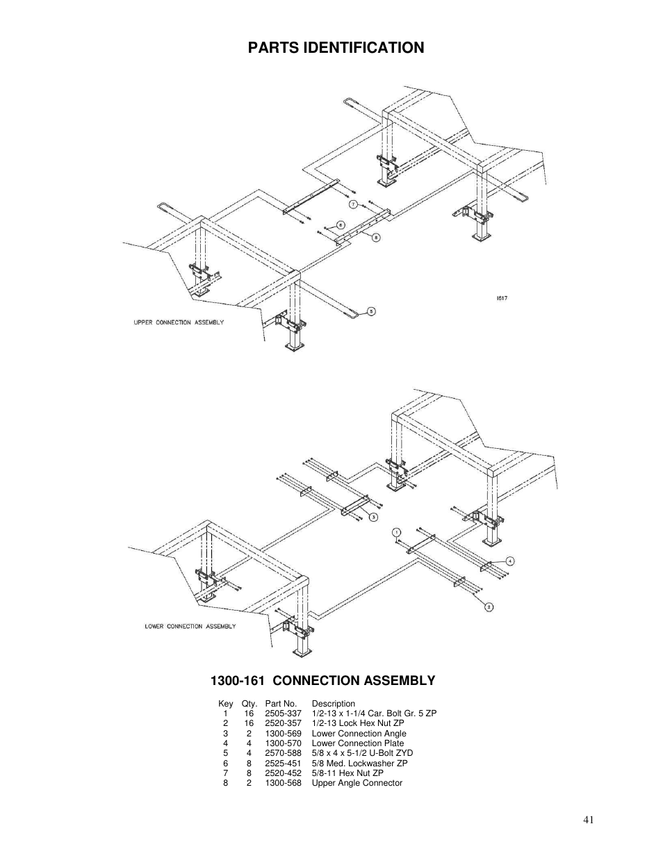 Parts identification | Yetter 1300 Series Bulk Seed Handling Equipment User Manual | Page 41 / 54