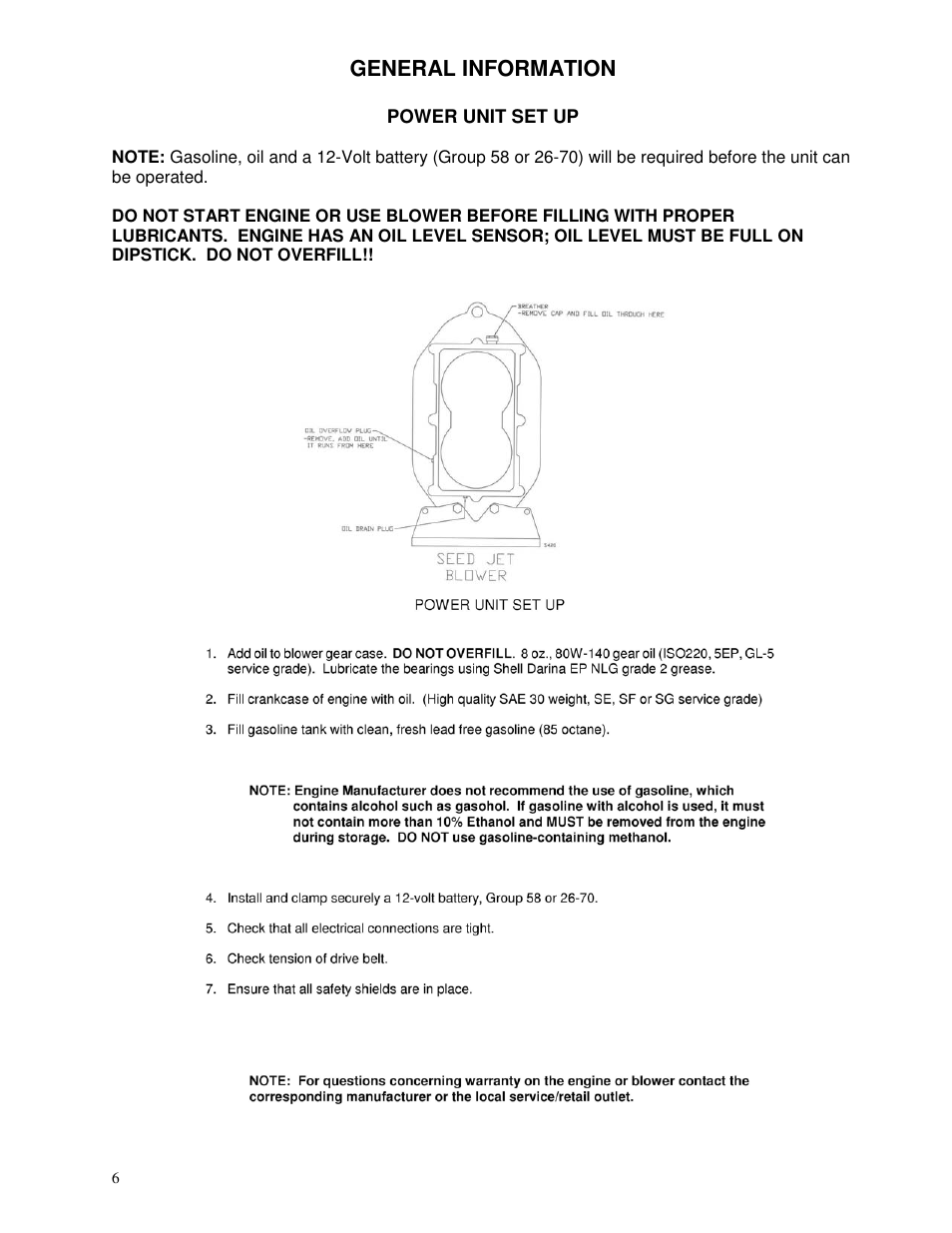 Yetter 1300 Series Bulk Seed Handling Equipment User Manual | Page 6 / 54