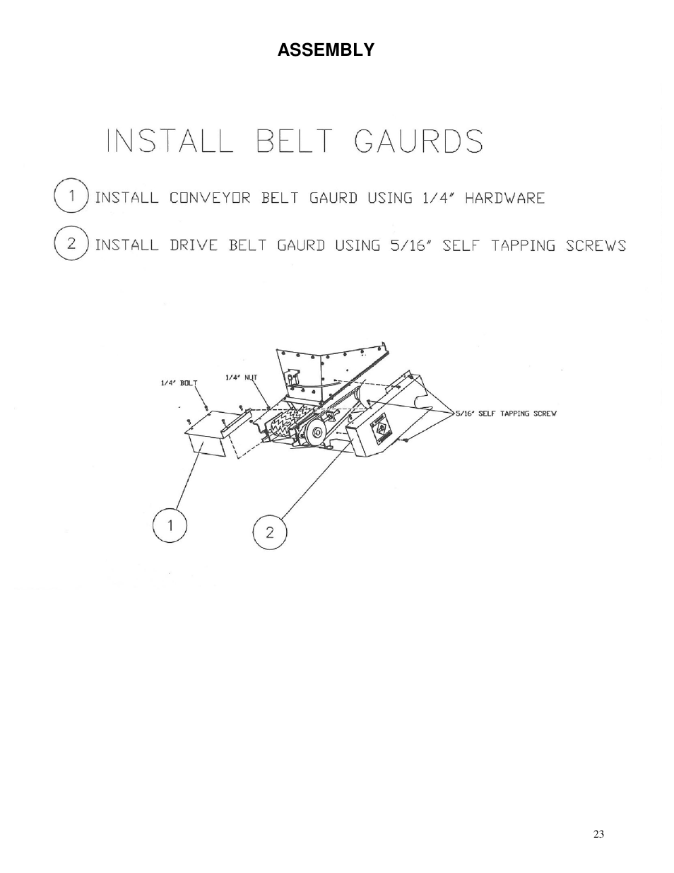 Assembly | Yetter 1310-010 Maximizer User Manual | Page 23 / 44