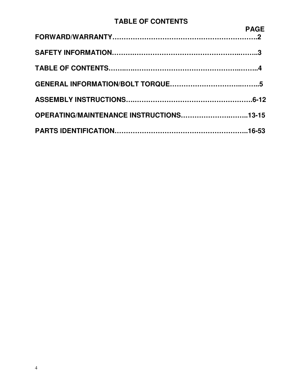 Yetter 2000 All Steer High Capacity Cart User Manual | Page 4 / 56