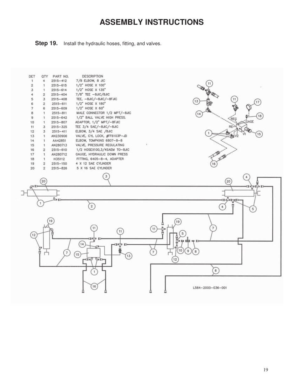 Assembly instructions | Yetter 2000 Series Vertical Tillage Tool (V.T.T.) User Manual | Page 19 / 56