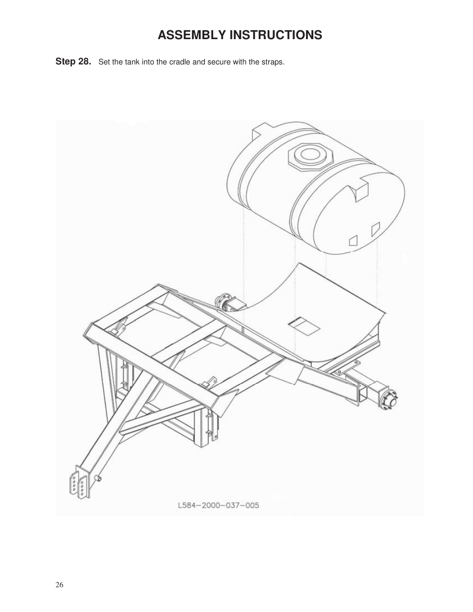 Assembly instructions | Yetter 2000 Series Vertical Tillage Tool (V.T.T.) User Manual | Page 26 / 56