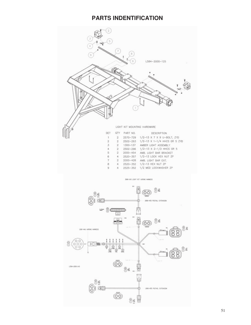 Parts indentification | Yetter 2000 Series Vertical Tillage Tool (V.T.T.) User Manual | Page 51 / 56