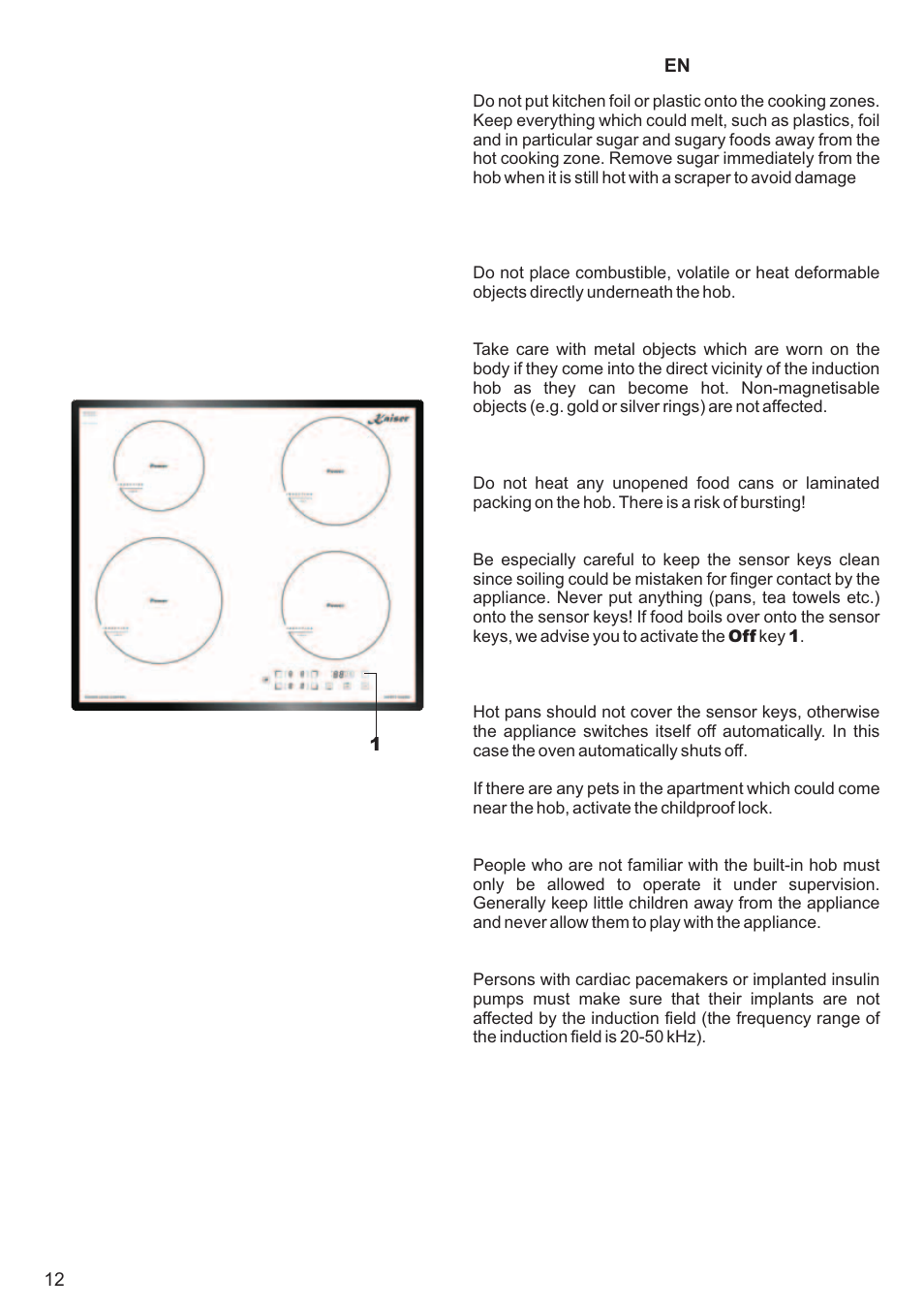 Kaiser KCT6406 User Manual | Page 12 / 44