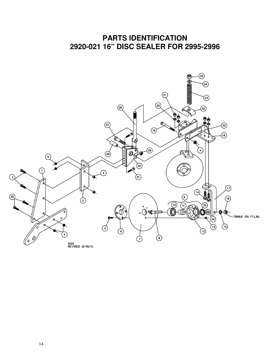 Yetter 2920 Disc Sealer User Manual | Page 14 / 16