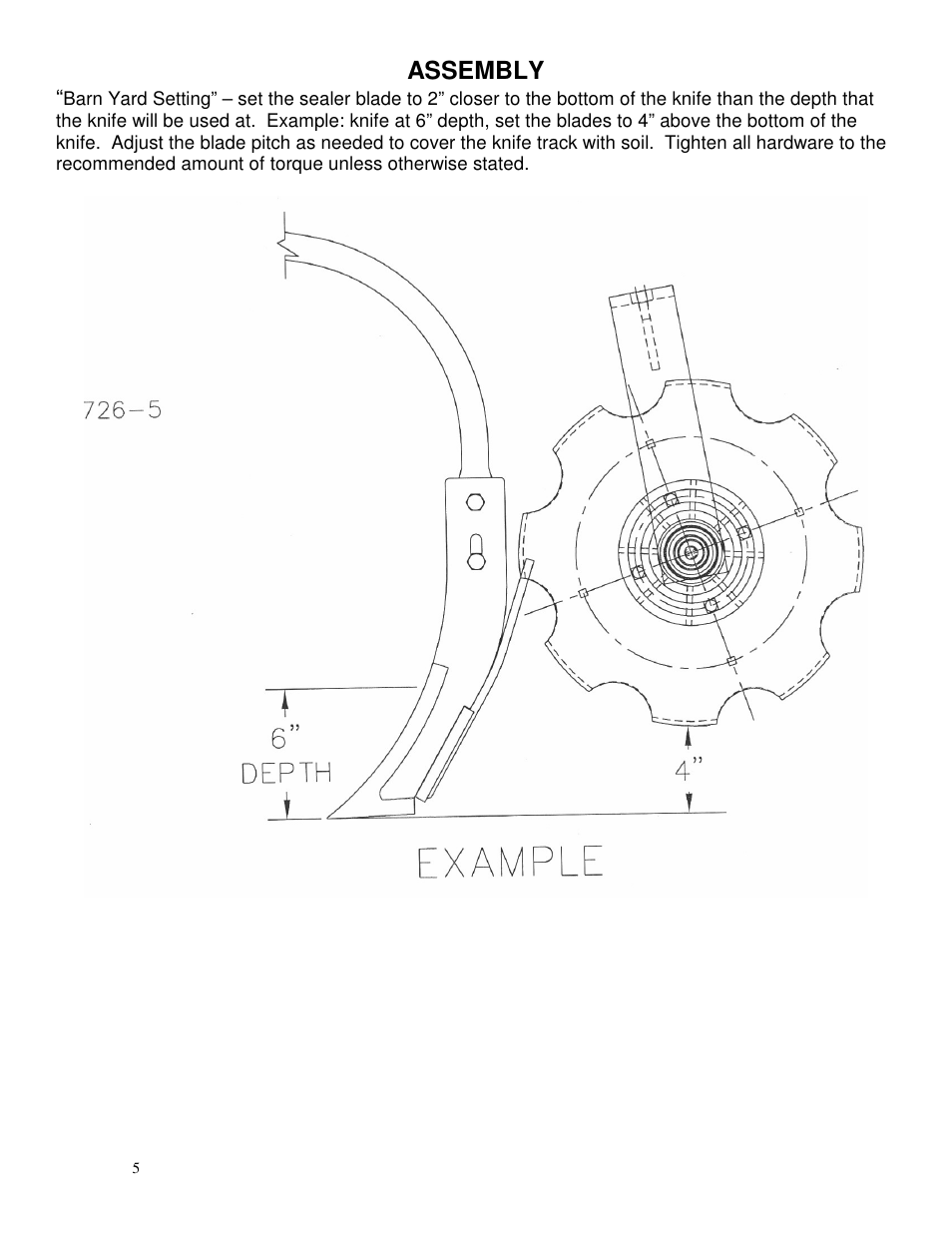 Assembly | Yetter 2920 Disc Sealer User Manual | Page 5 / 16