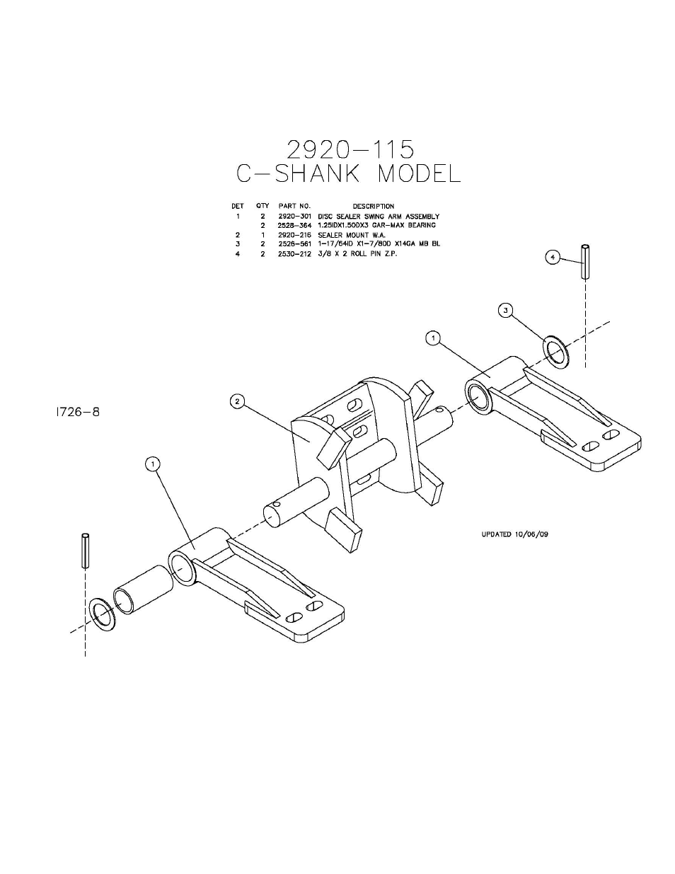 Parts identification | Yetter 2920 Series Max Sealer Plus User Manual | Page 11 / 16