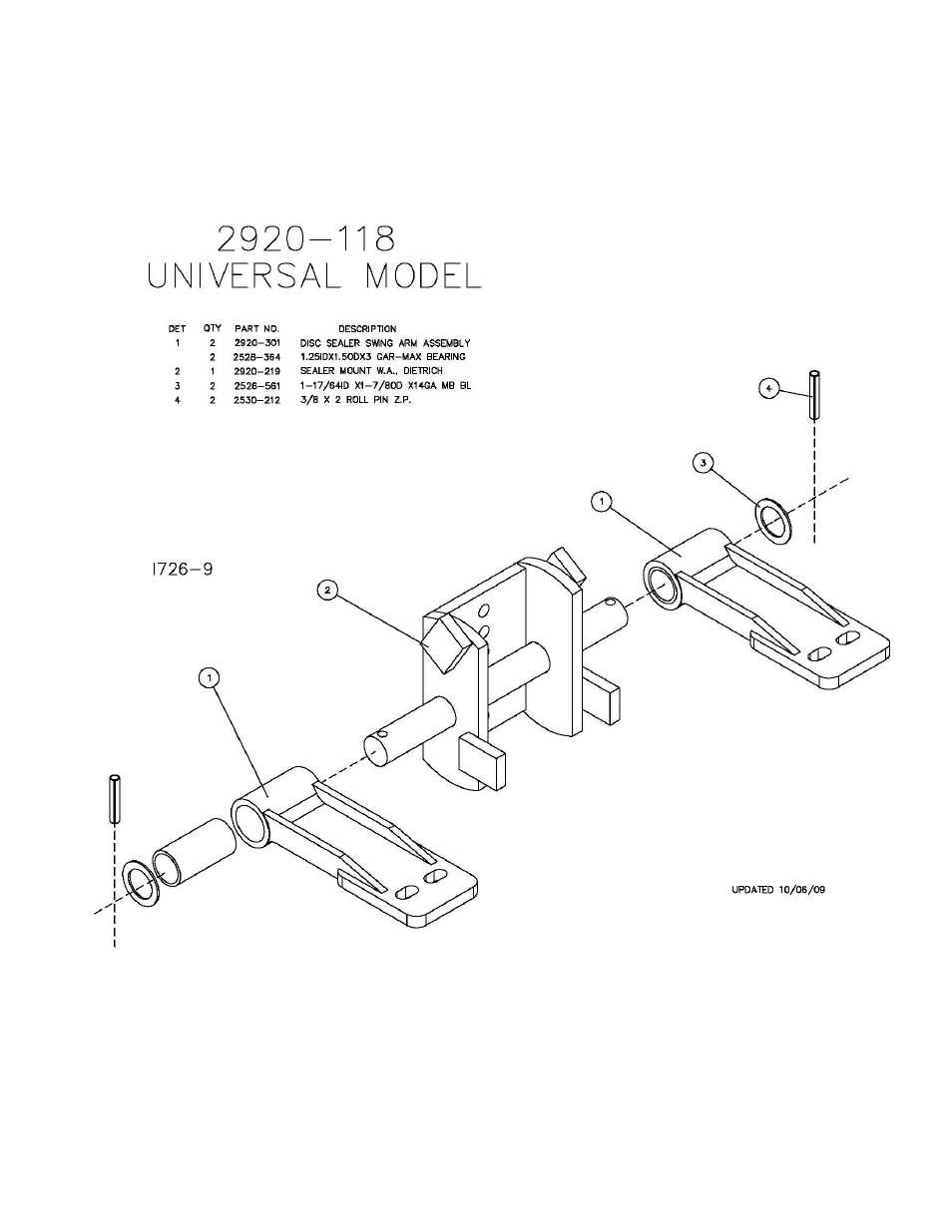 Parts identification | Yetter 2920 Series Max Sealer Plus User Manual | Page 12 / 16