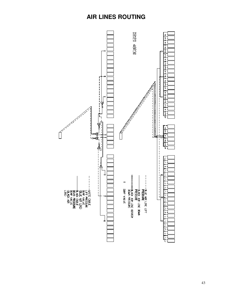 Air lines routing | Yetter 2940 Short Floating Air Adjust Residue Manager User Manual | Page 43 / 86