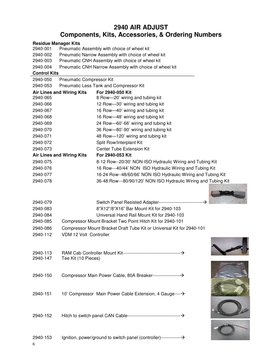 Yetter 2940 Short Floating Air Adjust Residue Manager User Manual | Page 6 / 86