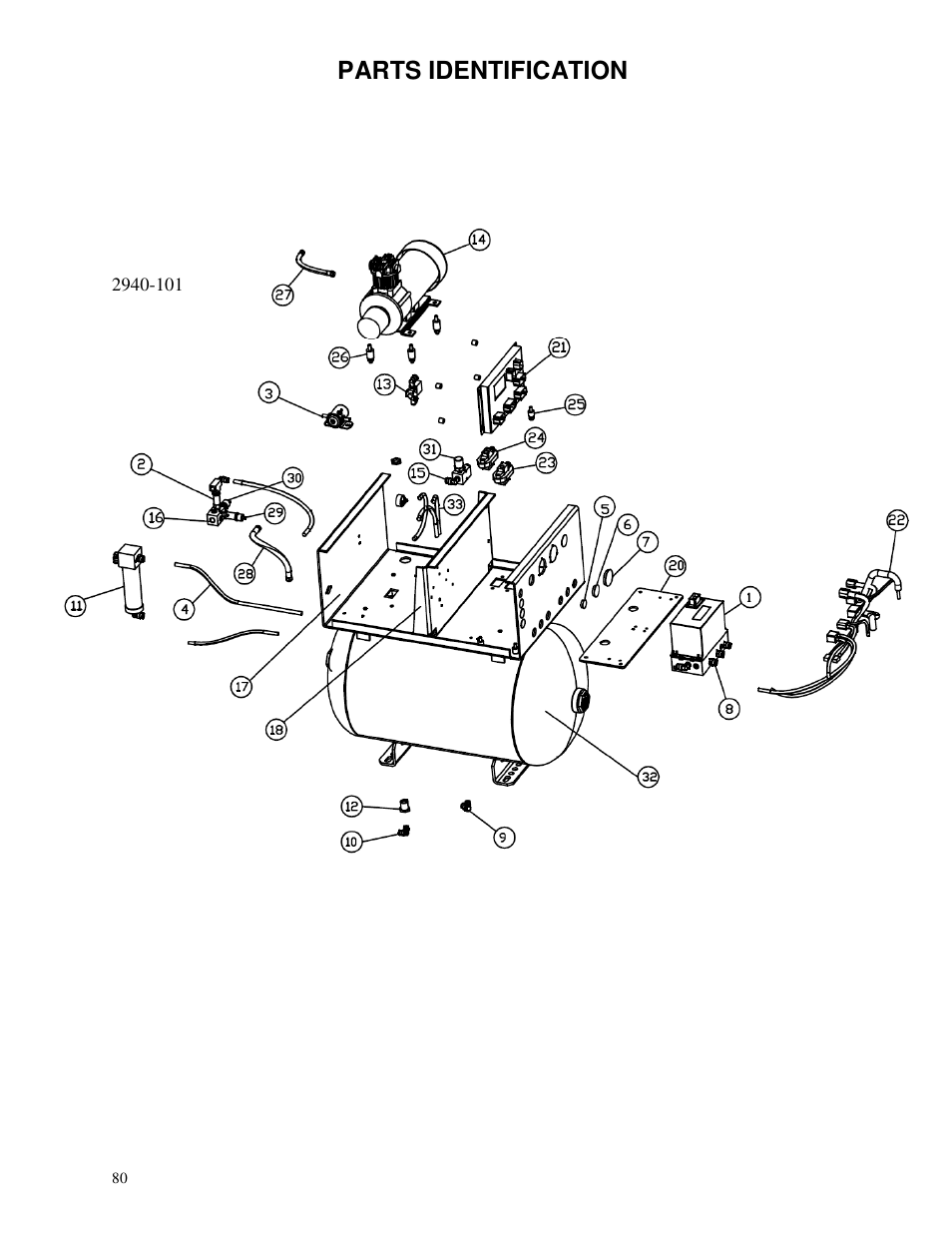 Parts identification | Yetter 2940 Short Floating Air Adjust Residue Manager User Manual | Page 80 / 86