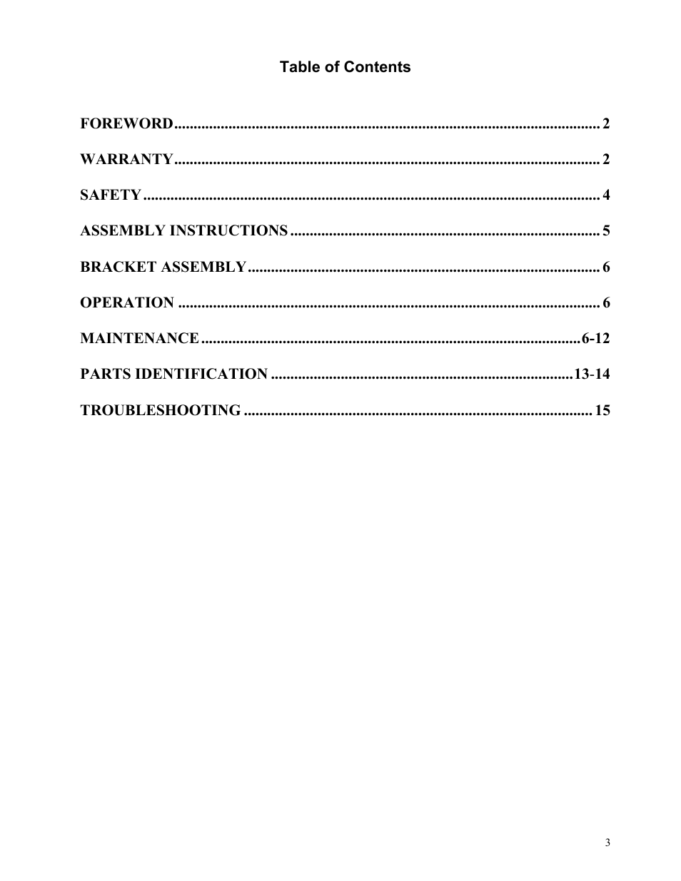 Yetter 2967-025 Residue Manager User Manual | Page 3 / 16