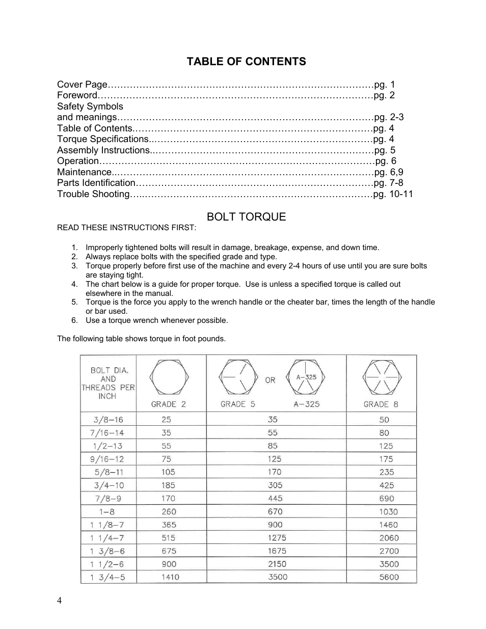 Yetter 2960-020 Unit Mounted Conservation Coulter for 800/900/950/955/1200 Cyclo Planters User Manual | Page 4 / 12
