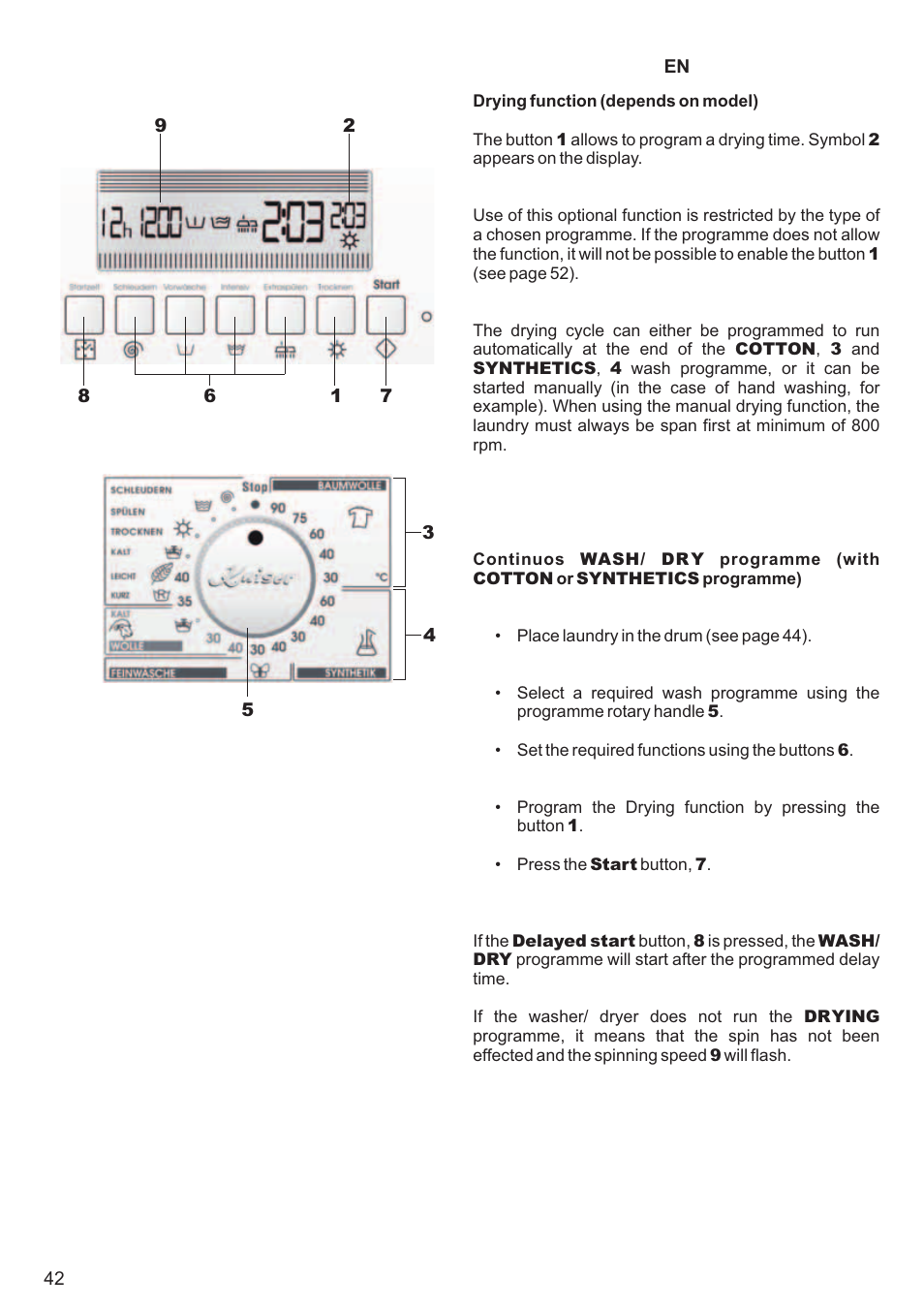 Kaiser С фронтальной загрузкой User Manual | Page 42 / 76