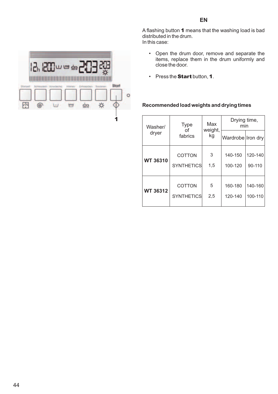 Kaiser С фронтальной загрузкой User Manual | Page 44 / 76