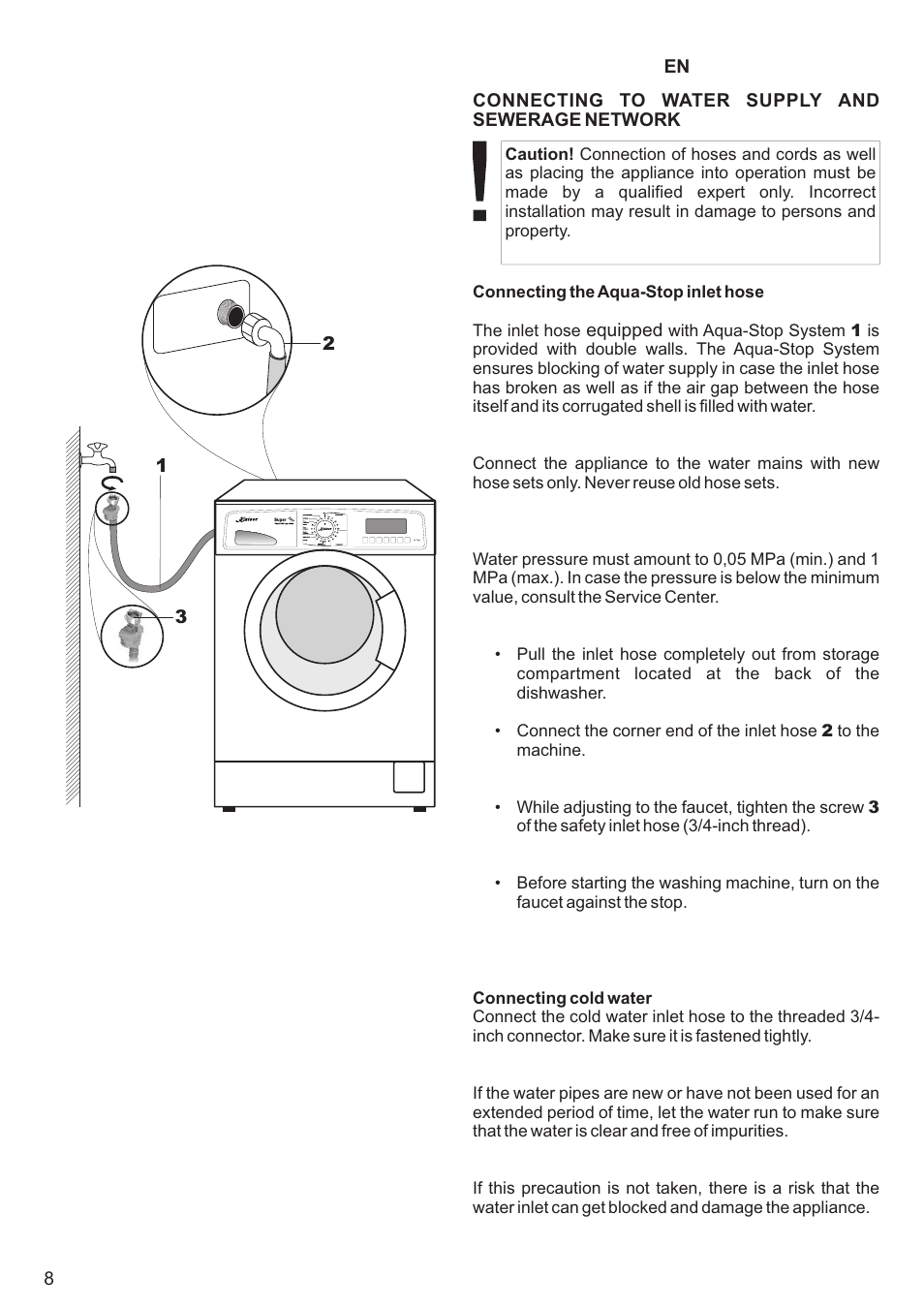 Kaiser С фронтальной загрузкой User Manual | Page 8 / 76