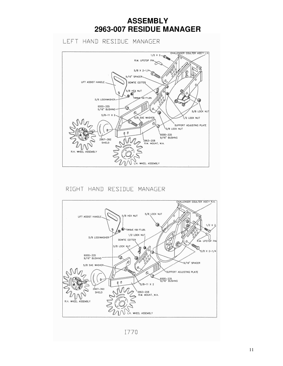 Yetter 2963 Challenger User Manual | Page 11 / 28