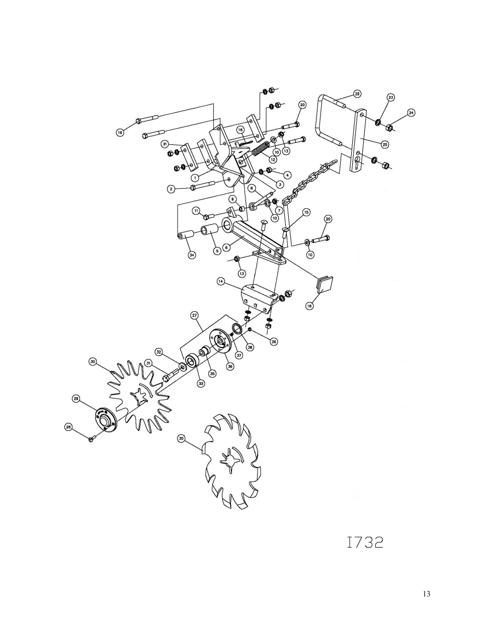 Yetter 2966-001 Residue Manager for 60/90 Air Drill Opener User Manual | Page 13 / 16