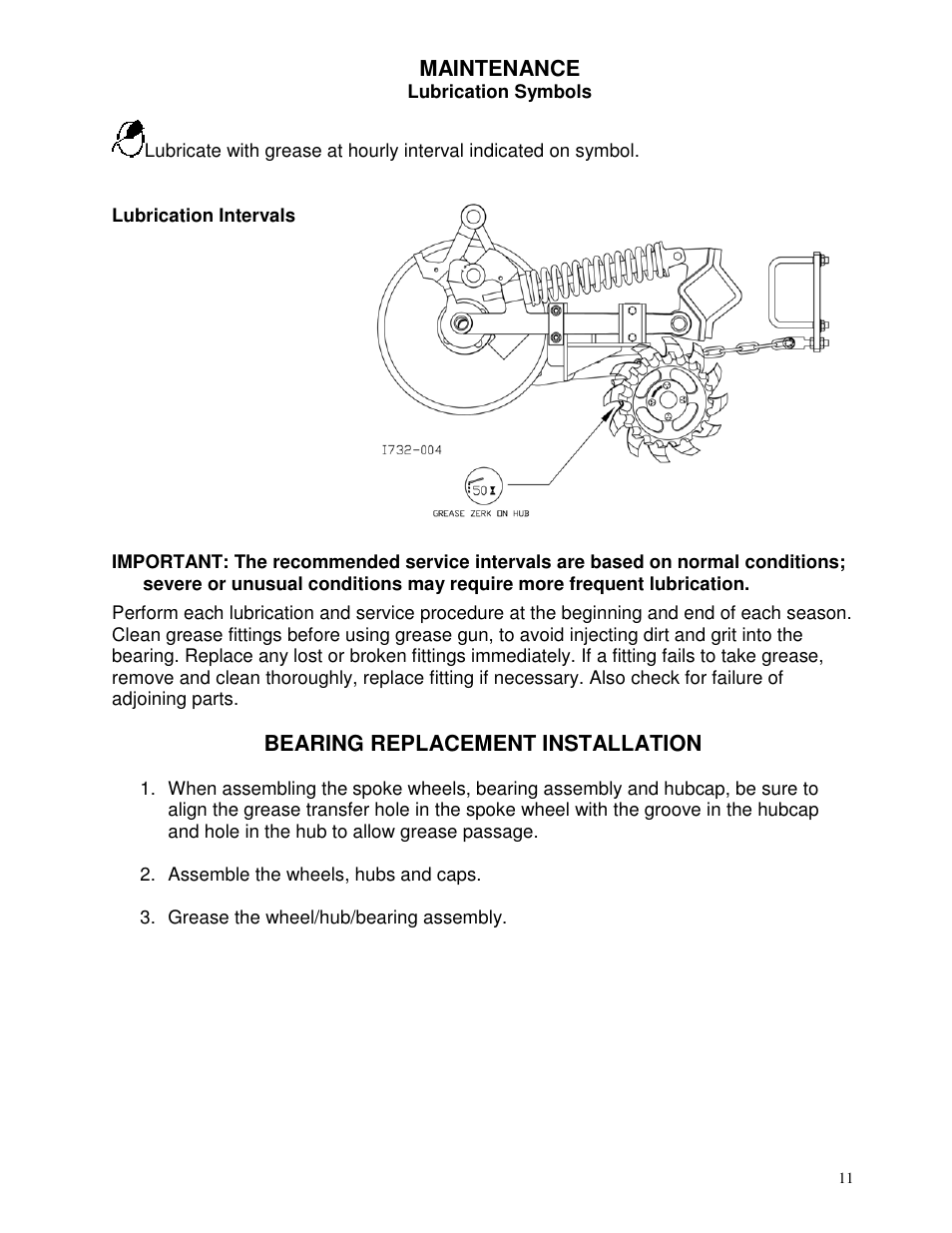 Yetter 2966-002 Residue Manager for 60/90 Air Seeder Opener User Manual | Page 11 / 20