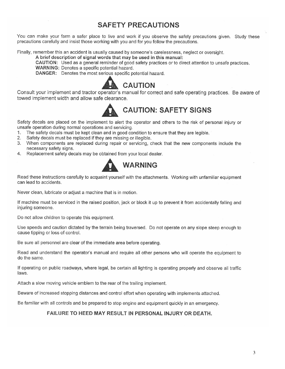 Yetter 2967-064 Residue Manager User Manual | Page 3 / 24