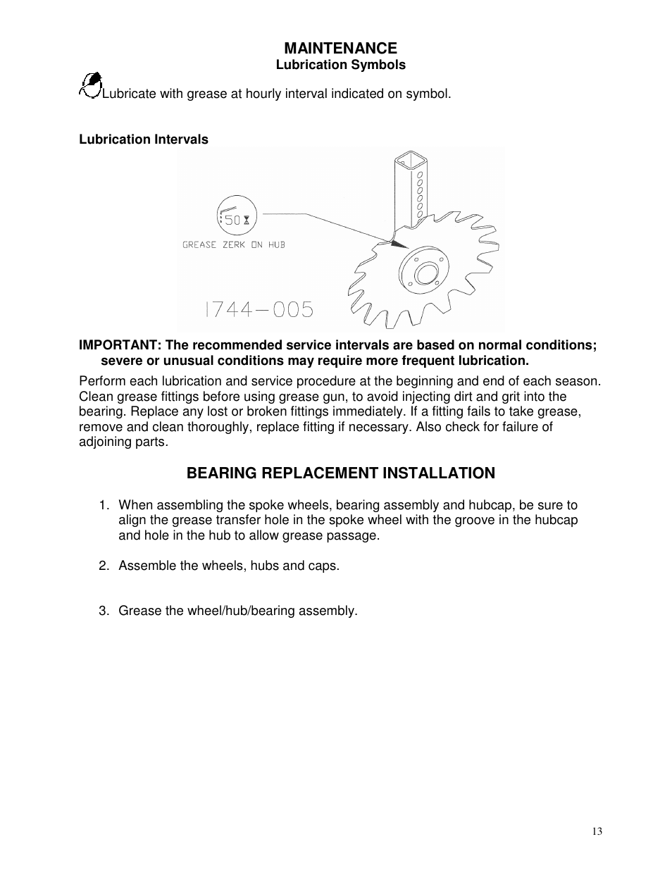 Yetter 2967 Notched Disc Residue Manager User Manual | Page 13 / 24